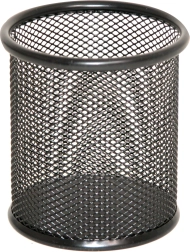 Μαύρη γραφική μολυβοθήκη γραφείου