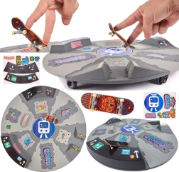 Tech Deck Shredline περιστρεφόμενη ράμπα 360° με fingerboard Thank You, 51 cm