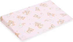 Κάλυμμα για παιδικό σφηνοειδές μαξιλάρι 59 × 37 cm ροζ αρκουδάκι