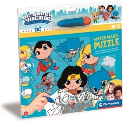 Clementoni Παζλ με Ζωγραφική με Νερό: DC Super Friends 15 Κομμάτια