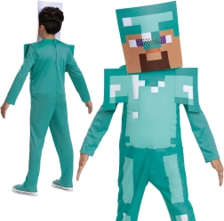 Παιδική στολή Steve με διαμαντένια πανοπλία Minecraft 127–136 cm (7–8 ετών)