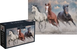 Παζλ Wild Horses: Τρία άγρια άλογα 1000 κομμάτια