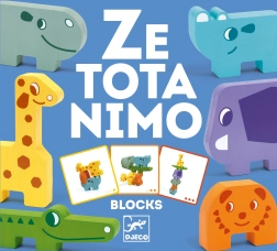 Κύβοι παζλ με ζωάκια από τον ζωολογικό κήπο από τη Djeco