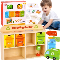 Tooky Toy Ξύλινο Εκπαιδευτικό Κέντρο Ανακύκλωσης & Διαλογής