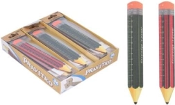 Ξύλινος χάρακας σε σχήμα μολυβιού 12 cm