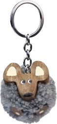 Ξύλινο μπρελόκ Pompon Ποντίκι 2Kids Toys