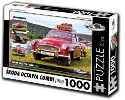 Παζλ Retro-auta Škoda Octavia Combi (1964) – 1000 κομμάτια