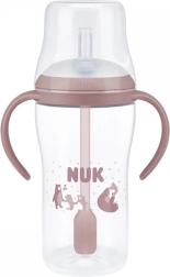 Μπιμπερό εκμάθησης NUK Perfect Match με σιλικονούχο καλαμάκι 260 ml, έλεγχος θερμοκρασίας