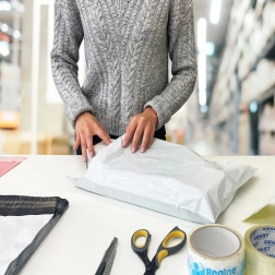 Λευκοί πολυαιθυλενικοί ταχυδρομικοί φάκελοι A3 310 × 420 mm, συσκευασία 50 τεμ.