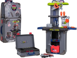 Παιδικός πάγκος εργασίας 3σε1 σε βαλιτσάκι cool tools με αξεσουάρ