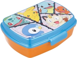 Δοχείο κολατσιού Stor Pokémon 750 ml πορτοκαλί-μπλε