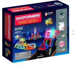 Μαγνητικό σετ κατασκευών Magformers Dynamic Flash 54 τεμαχίων