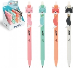 Στυλό μπίλιας με γόμα με σχέδιο Αλεπού