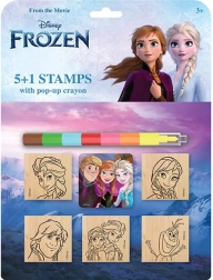 Σετ σφραγίδων με κηρομπογιές Frozen - Το Βασίλειο του Πάγου