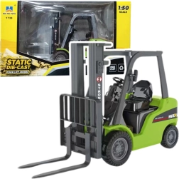 Μεταλλικό κλαρκ Huina με κινούμενα πιρούνια πράσινο 1:50