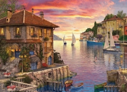 Παζλ EUROGRAPHICS Μεσογειακό λιμάνι 1000 κομμάτια