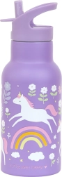 A Little Lovely Company - ανοξείδωτο μπουκάλι 350 ml - Μονόκεροι και Ουράνιο Τόξο