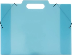 Τρίπτυχος φάκελος για σχέδια A3 μπλε Opaline Frosty