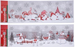 Χριστουγεννιάτικη διακόσμηση παραθύρου 59,5 × 21 εκ.