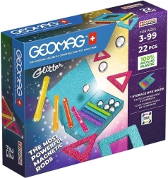 Geomag Glitter – μαγνητικό σετ κατασκευών 22 τεμαχίων