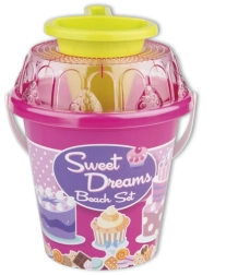 Androni σετ για άμμο με χωνί, μεσαίο – Ροζ