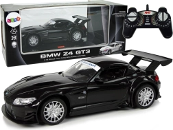 RC αυτοκίνητο BMW Z4 GT3 1:18 μαύρο με φώτα 2.4 GHz