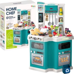 Μεγάλη παιδική κουζίνα Home Chef με ήχους και φώτα, 109 αξεσουάρ