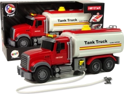 Βυτιοφόρο φορτηγό με ήχους και φώτα, κόκκινο-λευκό