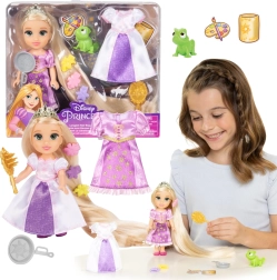 Μίνι κούκλα Disney Μαλλιά Κουβάρια (Tangled) Ραπουνζέλ με αξεσουάρ
