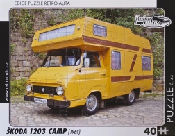 Παζλ Retro Αυτοκίνητα Škoda 1203 Camp 40 κομμάτια