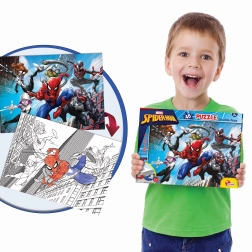 Διπλής όψης παζλ SPIDER-MAN 48 κομμάτια 35 × 25 cm