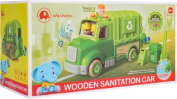 Ξύλινο απορριμματοφόρο με φώτα και ήχους