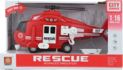 Πυροσβεστικό ελικόπτερο με μπαταρίες με φως και ήχο