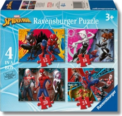Παζλ Ravensburger marvel: spider-man 4σε1 (12–24 κομμάτια)