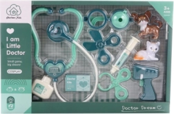 Κτηνιατρικό σετ με σκυλάκι και γατάκι με μπαταρίες