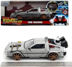DeLorean Επιστροφή στο Μέλλον III 1:24 μεταλλικό μοντέλο με ανοιγόμενες πόρτες Jada Toys