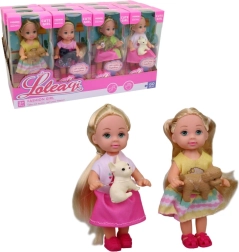 Κούκλα με σκυλάκι 11 cm