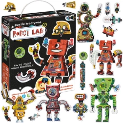 Δημιουργικό παζλ 63 κομματιών – Robot Lab