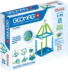 Μαγνητικό σετ κατασκευών GEOMAG classic recycled – 25 τεμάχια