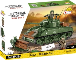 Κατασκευαστικό σετ άρματος M4A1 Sherman 1:35 – 663 κομμάτια