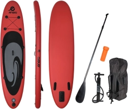 Paddleboard ENERO 320 cm κόκκινο-μαύρο-γκρι