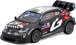 Μεταλλικό μοντέλο Bburago 1:43 Toyota GR Yaris Rally1 Hybrid αριθμός 33 Evans σε δώρο-κουτί