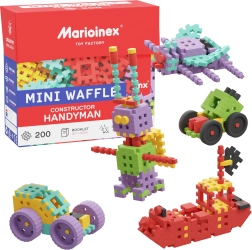 Σετ κατασκευών Mini Waffle Konstruktor Majster 200 τεμαχίων Marioinex