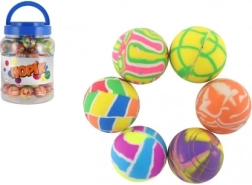 Πολύχρωμες μπαλίτσες που αναπηδούν 3,2 cm μίξη χρωμάτων - 1 τεμάχιο