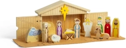 Bigjigs Toys Ξύλινη Χριστουγεννιάτικη Φάτνη