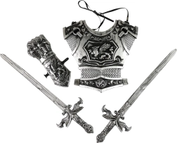 Ιπποτική ζώνη με ασημένια σπαθιά για παιδιά