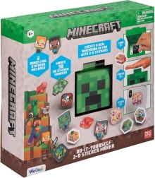 Minecraft 3D κατασκευαστής αυτοκόλλητων Creeper