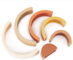 Bieco σιλικονούχο ουράνιο τόξο στοίβαξης Chocolate Bliss