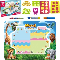 Woopie υδάτινο χαλάκι ζωγραφικής Safari – γράμματα και αριθμοί