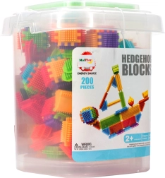 Κτιριακά παιχνίδια με αγκάθια Wafle σε κουβά, 200 κομμάτια